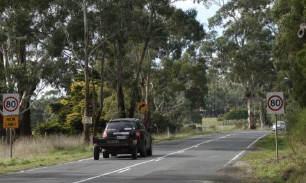 Speed Signs Up on Daylesford-Malmsbury Rd