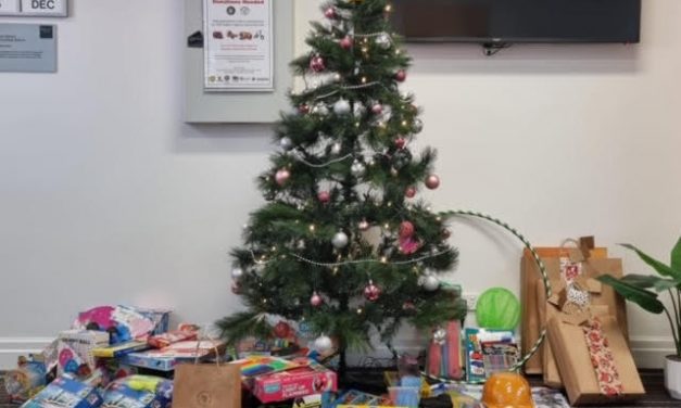 Christmas Cheer Giving Tree at the Community Bank