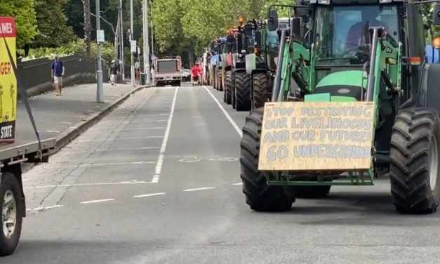 AusNet Protesters Take Their Case to Spring Street
