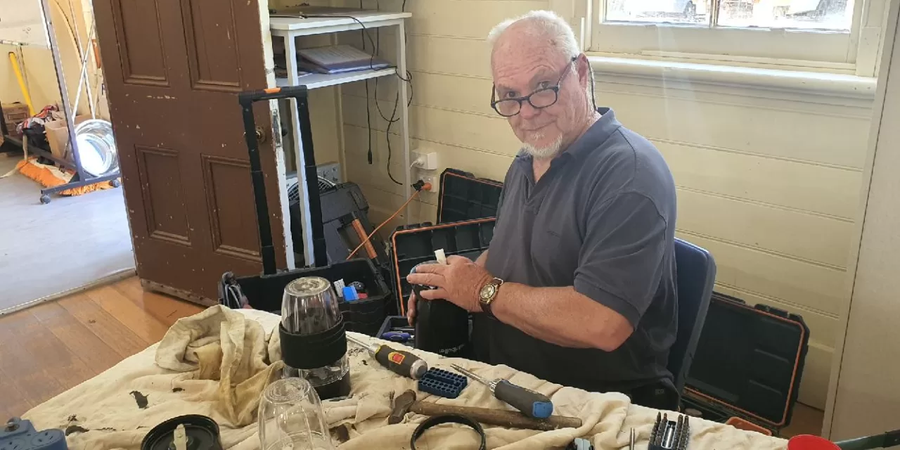 Basic Plumbing Workshop at the Daylesford Repair Café