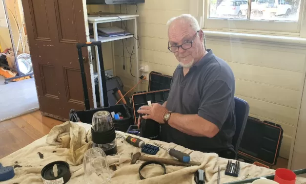 Basic Plumbing Workshop at the Daylesford Repair Café