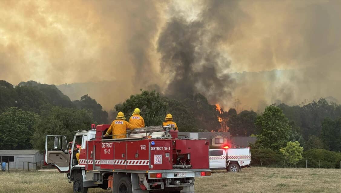 Dean Fire Forces Evacuations