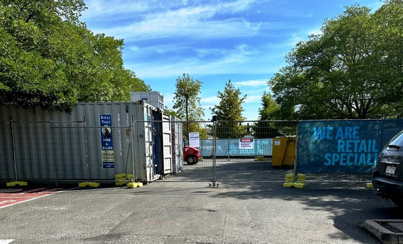 Coles Renovations Underway: Expect Parking Problems