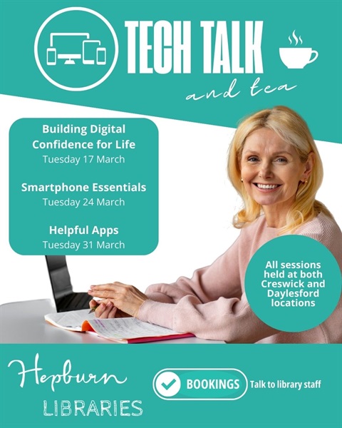 Tech Talk and Tea is back teaching digital literacy