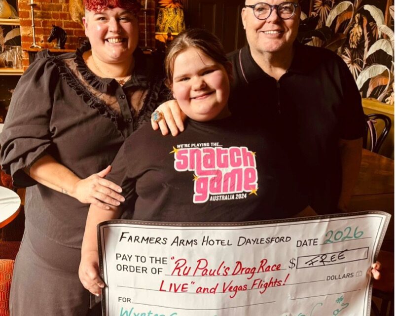 Daylesford Duo Hits the Jackpot: Local Family Wins Trip to RuPaul’s Drag Race Live