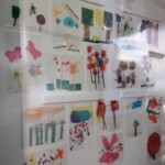 Daylesford Primary kids art at the Community Bank.